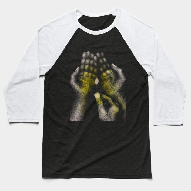 Share the light Baseball T-Shirt by SeanKalleyArt